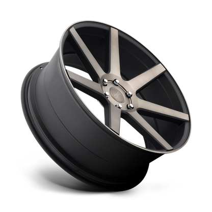 DUB S127 Future Wheel, 22x9.5 +19 Offset 6x139.7, Matte Black Double Dark Tint - S127229584+19