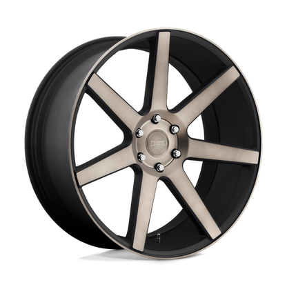 DUB S127 Future Wheel, 22x9.5 +19 Offset 6x139.7, Matte Black Double Dark Tint - S127229584+19