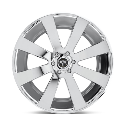 DUB S131 8 Ball Wheel, 22x9.5 +20 Offset 6x139.7, Chrome Plated - S131229577+20