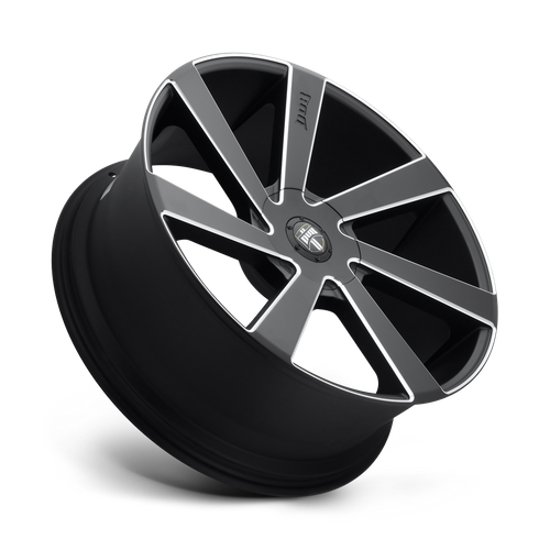 Set of 4: DUB S133 Directa Wheel, 22x9.5 +15 Offset 5x115/5x120.65, Matte Black Milled - S133229506+15