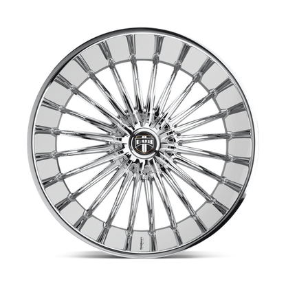 DUB S140 Suave Wheel, 26x9.5 +30 Offset 6x135/6x139.7, Chrome Plated - S140269597+30