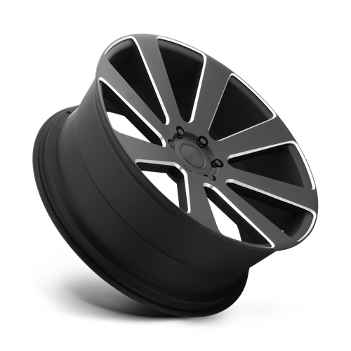 Set of 4: DUB S187 8 Ball Wheel, 22x9.5 +20 Offset 6x139.7, Matte Black Milled - S187229577+20