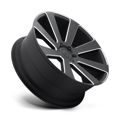 Set of 4: DUB S187 8 Ball Wheel, 22x9.5 +20 Offset 6x139.7, Matte Black Milled - S187229577+20