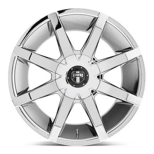 Set of 4: DUB S201 Push Wheel, 22x9.5 +25 Offset 6x135/6x139.7, Chrome Plated - S201229597+25