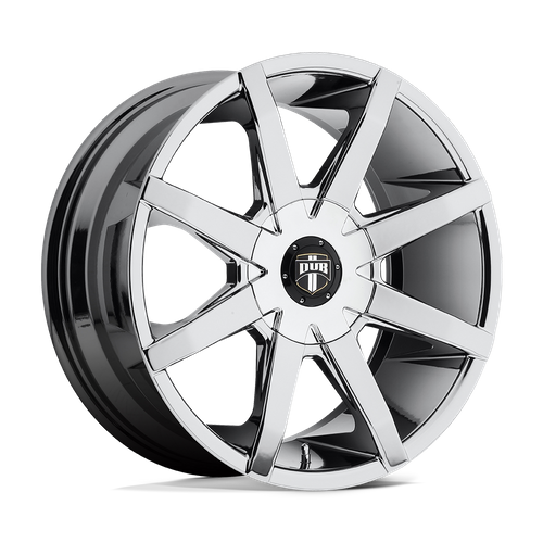 Set of 4: DUB S201 Push Wheel, 22x9.5 +25 Offset 6x135/6x139.7, Chrome Plated - S201229597+25