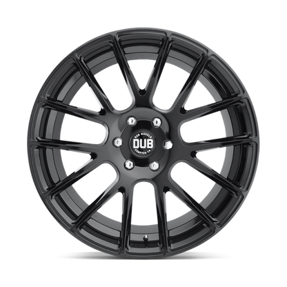 Set of 4: DUB S205 Luxe Wheel, 24x9.5 +30 Offset 6x139.7, Gloss Black - S205249577+30