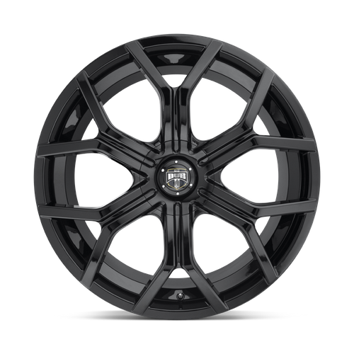 DUB S208 Royalty Wheel, 22x9.5 +30 Offset 6x120/6x132, Gloss Black - S2082295F9+30