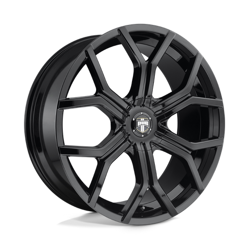 DUB S208 Royalty Wheel, 22x9.5 +30 Offset 6x120/6x132, Gloss Black - S2082295F9+30