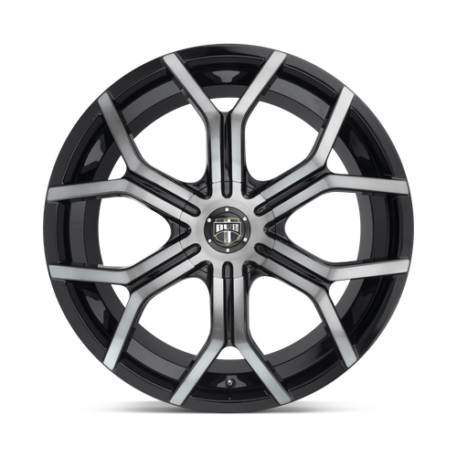 DUB S209 Royalty Wheel, 22x9.5 +32 Offset 5x112, Gloss Machined Double Dark Tint - S2092295F6+32