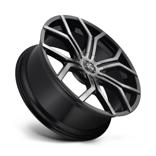 DUB S209 Royalty Wheel, 22x9.5 +32 Offset 5x112, Gloss Machined Double Dark Tint - S209229519+32