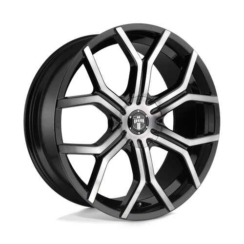 DUB S209 Royalty Wheel, 22x9.5 +30 Offset 6x120/6x132, Gloss Machined Double Dark Tint - S2092295F9+30