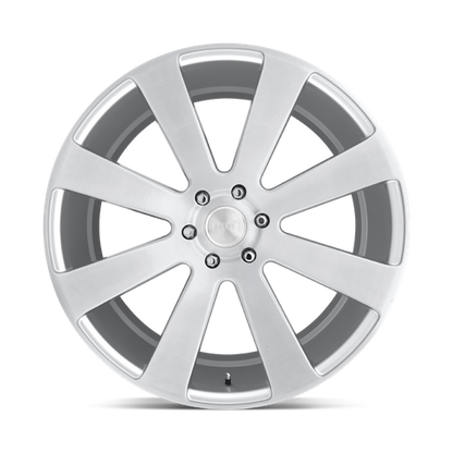 DUB S213 8 Ball Wheel, 22x9.5 +20 Offset 6x139.7, Gloss Silver Brushed - S213229577+20