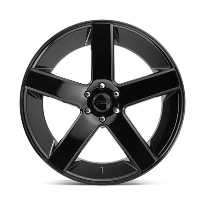 Set of 4: DUB S216 Baller Wheel, 24x9.0 +15 Offset 5x115, Gloss Black - S216249090+15