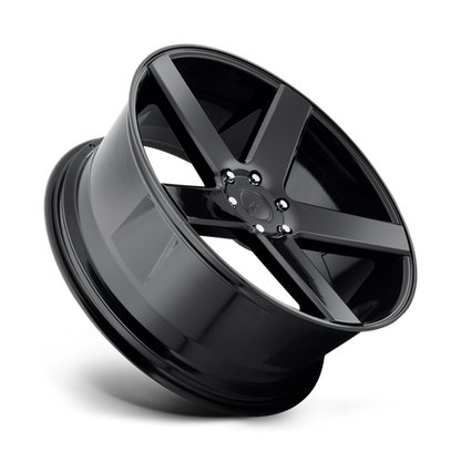 Set of 4: DUB S216 Baller Wheel, 28x10.0 +13 Offset 5x115, Gloss Black - S216280090+13
