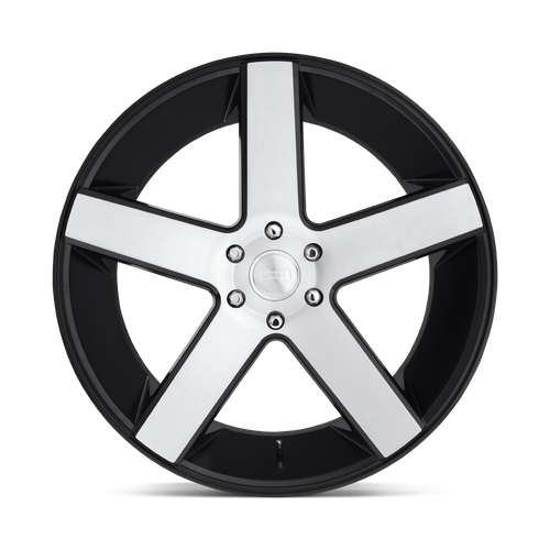 Set of 4: DUB S217 Baller Wheel, 22x9.5 +19 Offset 6x139.7, Gloss Black Brushed - S217229584+19