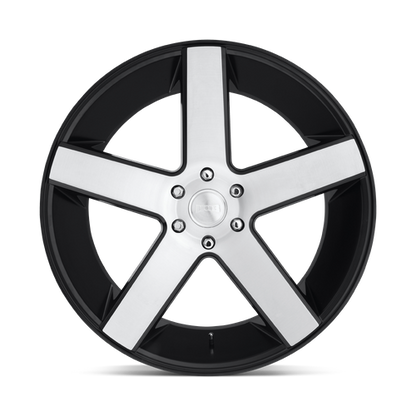 Set of 4: DUB S217 Baller Wheel, 22x9.5 +19 Offset 6x139.7, Gloss Black Brushed - S217229584+19