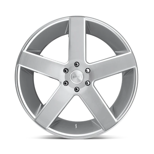 DUB S218 Baller Wheel, 22x9.5 +11 Offset 5x127, Gloss Silver Brushed - S218229573+11