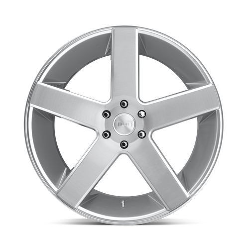 Set of 4: DUB S218 Baller Wheel, 22x9.5 +11 Offset 5x127, Gloss Silver Brushed - S218229573+11