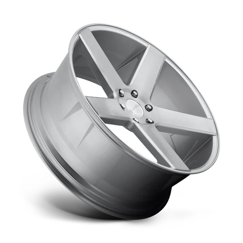 DUB S218 Baller Wheel, 22x9.5 +11 Offset 5x127, Gloss Silver Brushed - S218229573+11