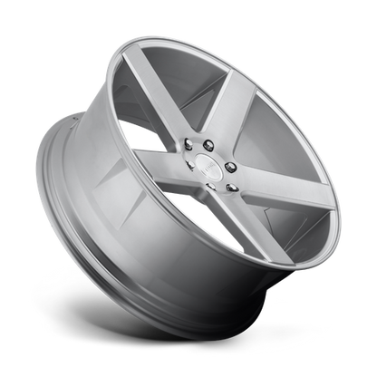 DUB S218 Baller Wheel, 22x9.5 +31 Offset 6x139.7, Gloss Silver Brushed - S218229577+31