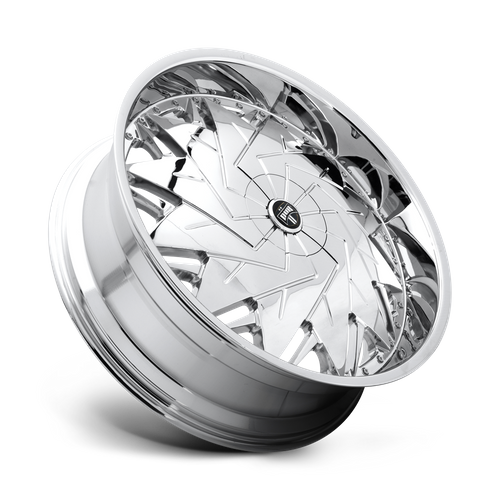 Set of 4: DUB S235 Dazr Wheel, 26x9.0 +25 Offset 5x114.3/5x120, Chrome Plated - S235269052+25