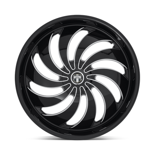 DUB S242 COJONES GLOSS BLACK MILLED