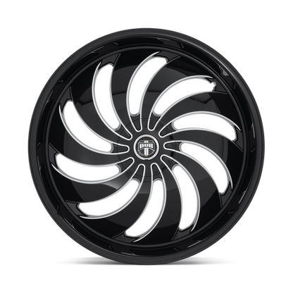 DUB S242 COJONES GLOSS BLACK MILLED
