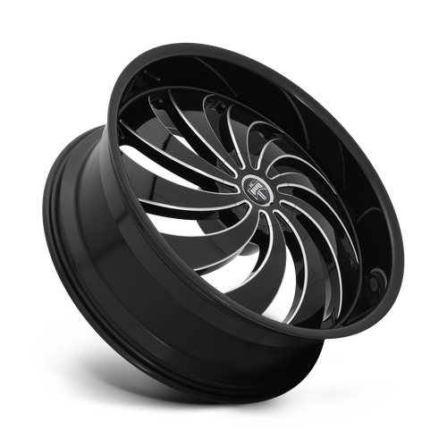 DUB S242 COJONES GLOSS BLACK MILLED