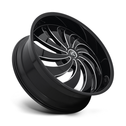 DUB S242 COJONES GLOSS BLACK MILLED