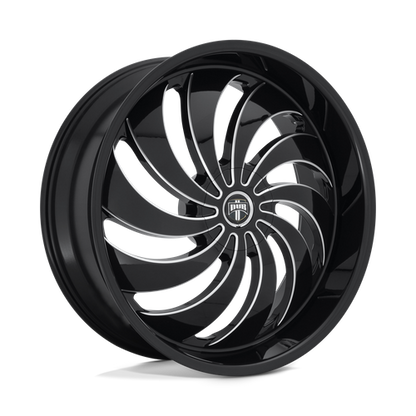 DUB S242 COJONES GLOSS BLACK MILLED