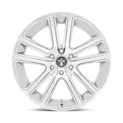 Set of 4: DUB S254 Flex Wheel, 22x9.5 +20 Offset 5x115, Chrome - S254229590+20