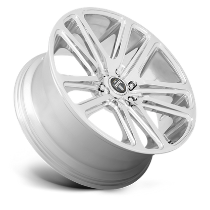 Set of 4: DUB S254 Flex Wheel, 22x9.5 +20 Offset 5x115, Chrome - S254229590+20