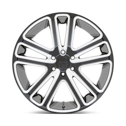 DUB S255 Flex Wheel, 22x9.5 +20 Offset 5x115, Gloss Black Milled - S255229590+20