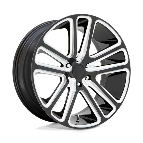 DUB S255 Flex Wheel, 22x9.5 +10 Offset 5x127, Gloss Black Milled - S255229573+10