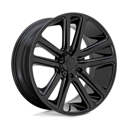 Set of 4: DUB S256 Flex Wheel, 22x9.5 +20 Offset 5x115, Gloss Black - S256229590+20