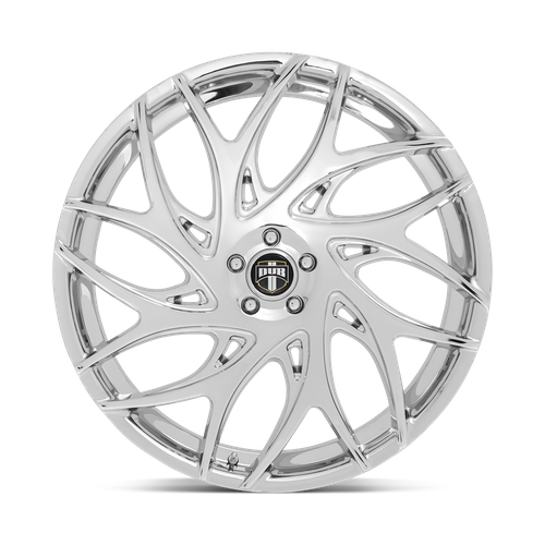 Set of 4: DUB S258 G.O.A.T. Wheel, 20x9.0 +35 Offset 5x114.3, Chrome - S258209065+35