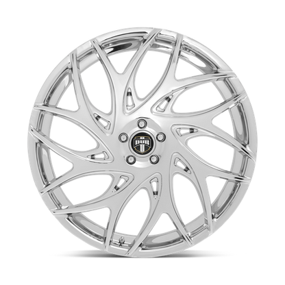 Set of 4: DUB S258 G.O.A.T. Wheel, 26x10.0 +15 Offset 5x115, Chrome - S258260090+15