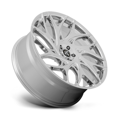 DUB S258 G.O.A.T. Wheel, 20x9.0 +35 Offset 5x127, Chrome - S258209075+35