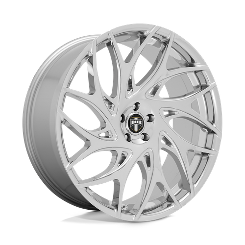 Set of 4: DUB S258 G.O.A.T. Wheel, 24x10.0 +10 Offset 5x127, Chrome - S258240073+10