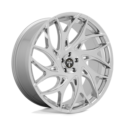 Set of 4: DUB S258 G.O.A.T. Wheel, 24x10.0 +10 Offset 5x127, Chrome - S258240073+10