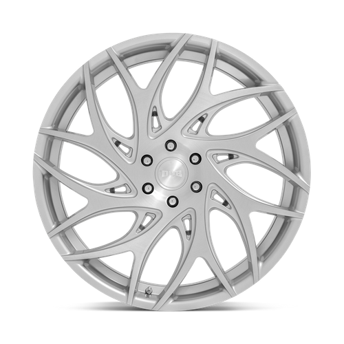 Set of 4: DUB S260 G.O.A.T. Wheel, 22x9.0 +35 Offset 5x127, Silver Brushed Face - S261229075+35