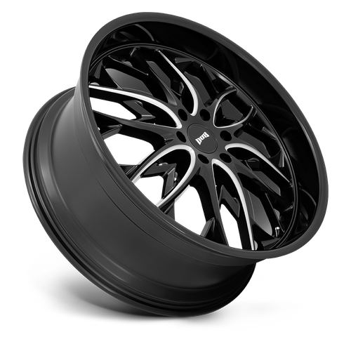 DUB S263 Og Wheel, 22x9.5 +25 Offset 6x139.7, Gloss Black Milled - S263229584+25