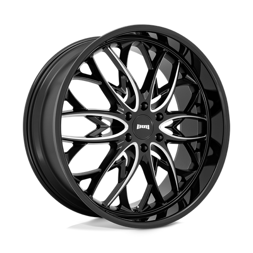 DUB S263 Og Wheel, 22x9.5 +25 Offset 6x139.7, Gloss Black Milled - S263229584+25