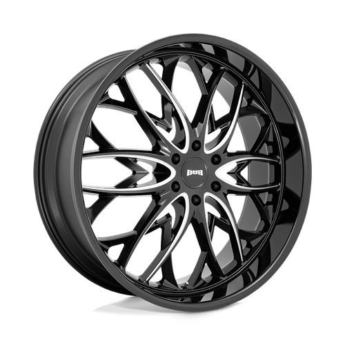 DUB S263 Og Wheel, 26x10.0 +30 Offset 6x135, Gloss Black Milled - S263260089+30
