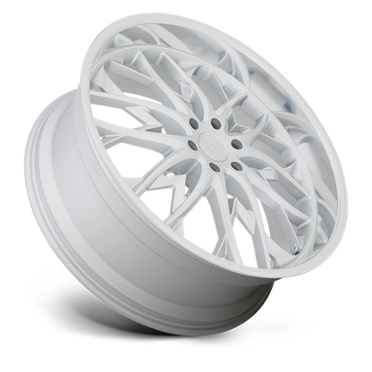 DUB S264 Og Wheel, 22x9.5 +25 Offset 6x139.7, Silver With Diamond Cut Lip - S264229584+25