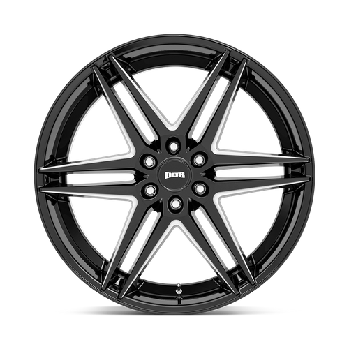 DUB S267 DIRTY DOG GLOSSY BLACK MILLED
