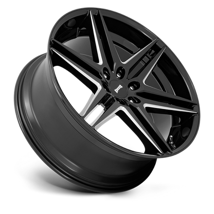 DUB S267 DIRTY DOG GLOSSY BLACK MILLED