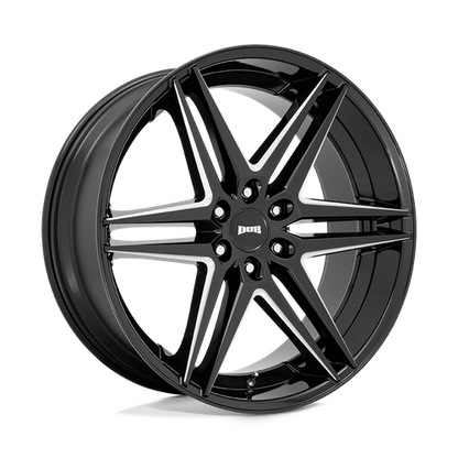 DUB S267 DIRTY DOG GLOSSY BLACK MILLED