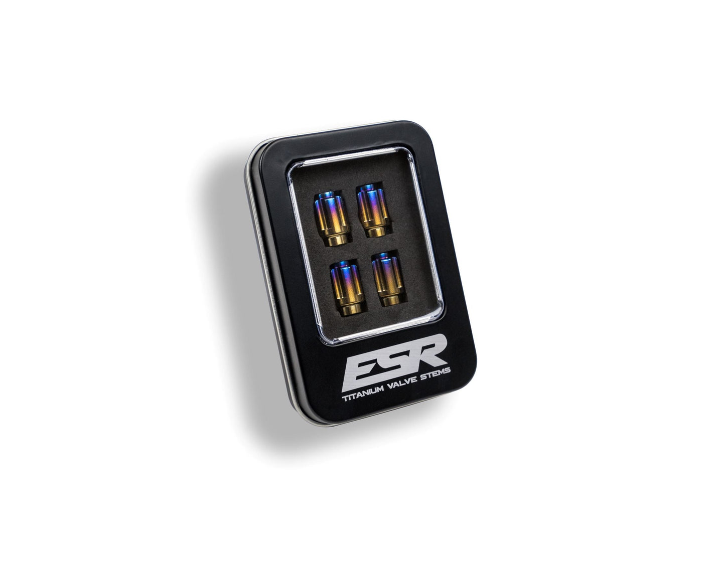 Spline Titanium Valve Stem Caps (sold as set)