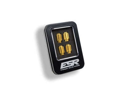 Spline Titanium Valve Stem Caps (sold as set)